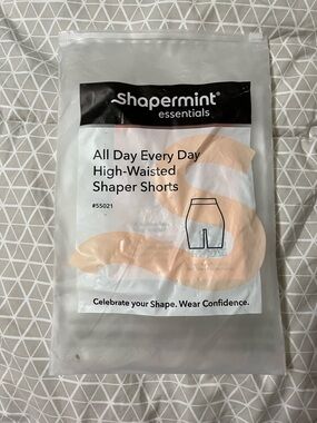 Shapermint Nude High-Waisted Shaper Shorts